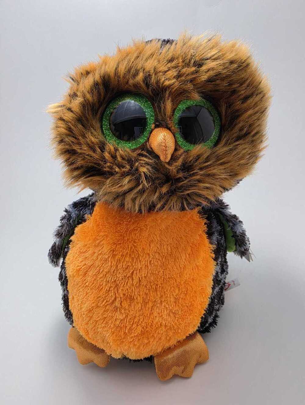 Ty Beanie Boo “Midnight” the Owl (Larger 9 inch)